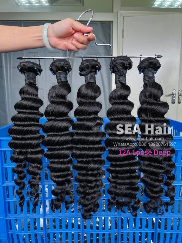 SEA Hair 12a Loose Deep Mink Human Hair 1/3/4 Bundles Deals