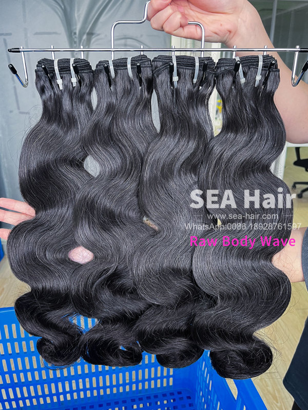 Raw Body Wave Southeast Asia Hair 1/3/4 Bundles Deal Sea Hair