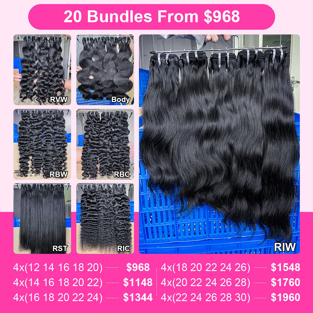 SEA Hair Wholesale 20 Bundles Raw Hair Deal
