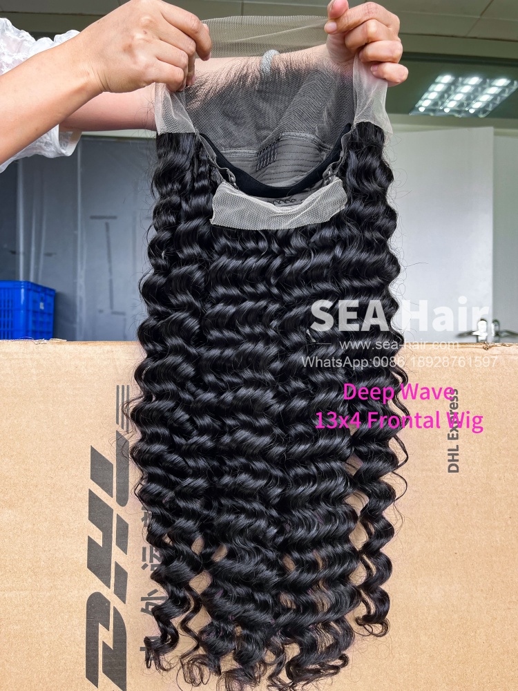 SEA Hair Deep Wave 5x5/13x4 HD And Transparent Pre-made Lace Wigs