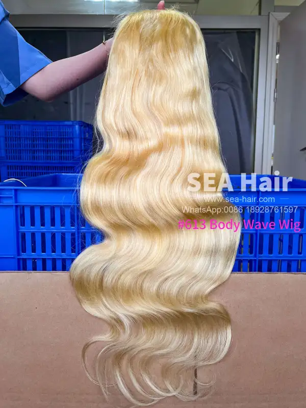 SEA Hair #613 Body Wave 13x4  And Full Lace Transparent Pre-made Lace Wigs