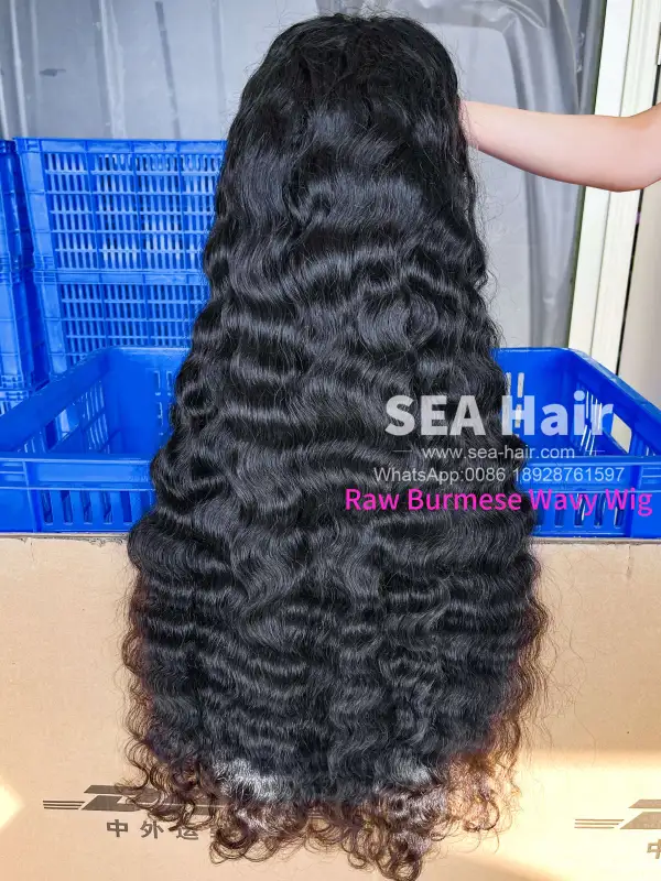 Southeast Asian Burmese Wavy SEA Hair 4x4/5x5/6x6/13x4/13x6 HD And Transparent Wig