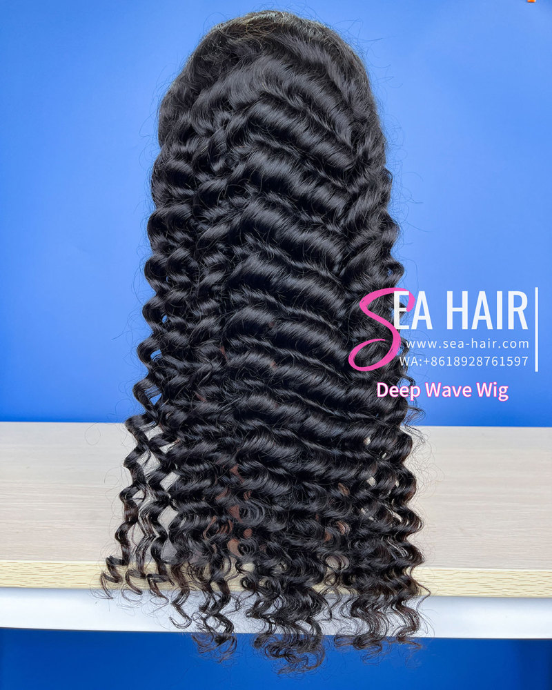 SEA Hair Deep Wave 5x5/13x4 HD/Transparent And Full Lace Pre-made Lace Wigs