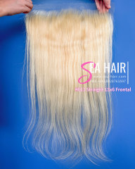SEA Hair Blonde #613 Color Straight 4x4/5x5/6x6/13x4/13x6 HD & Transparent Closure/Frontal