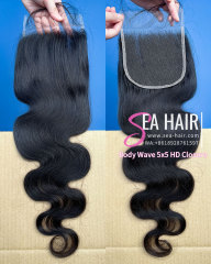 SEA Hair Body Wave 12A Mink Hair 4x4/5x5/6x6/13x4/13x6 HD & Transparent Closure/Frontal