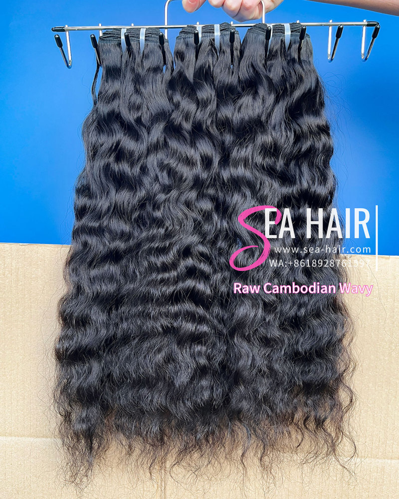 Southeast Asia Hair Cambodian Wavy 1/3/4 Bundles Deal Sea Hair
