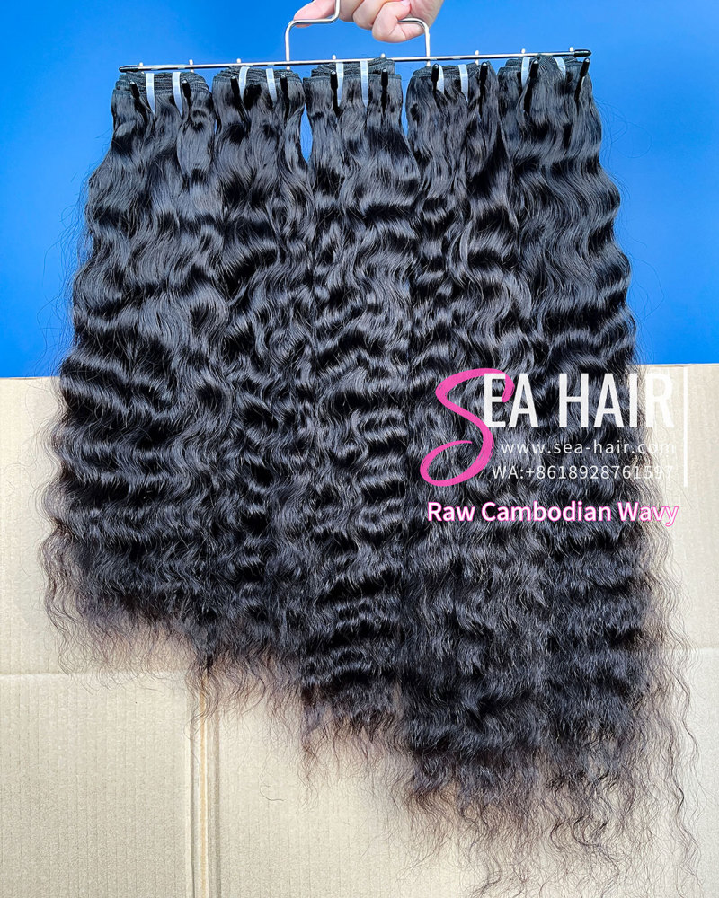 Southeast Asia Hair Cambodian Wavy 1/3/4 Bundles Deal Sea Hair