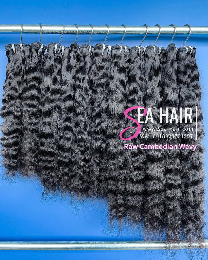Southeast Asia Hair Cambodian Wavy 1/3/4 Bundles Deal Sea Hair