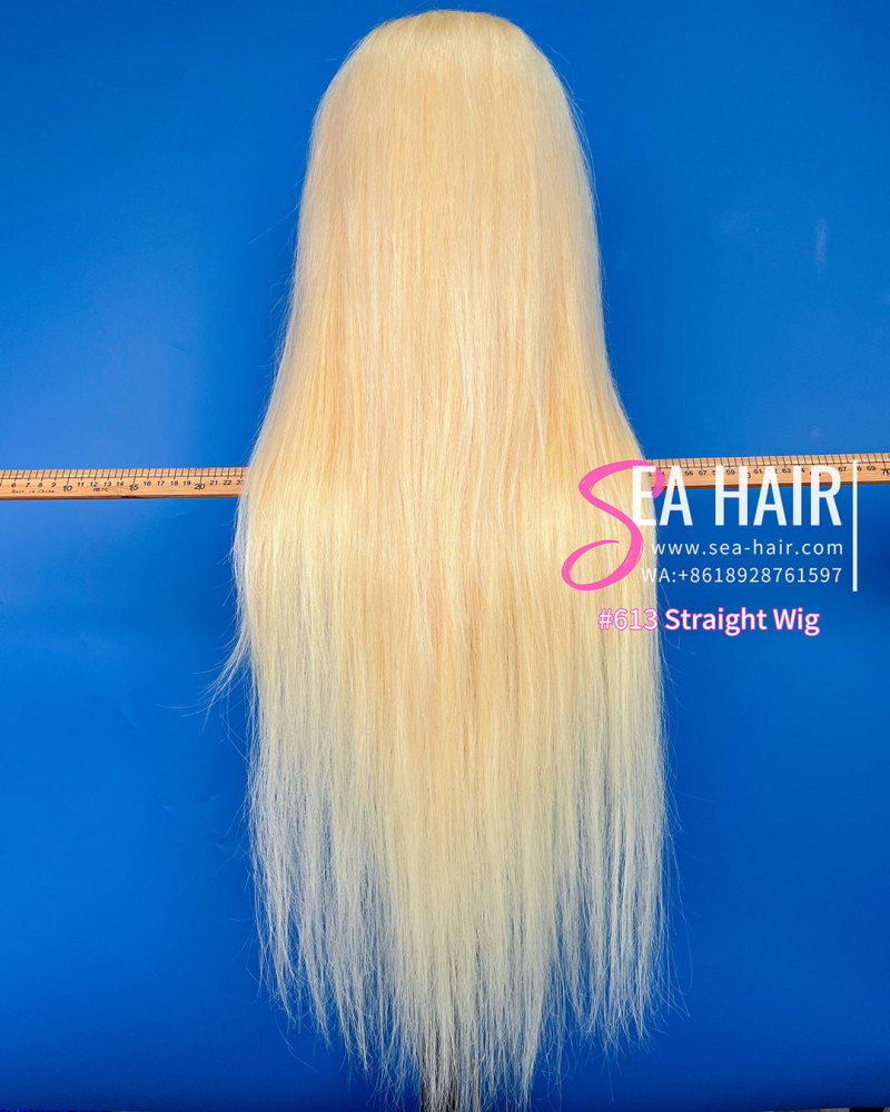 SEA Hair #613 Straight Hair 13x4  And Full Lace Transparent Pre-made Lace Wigs