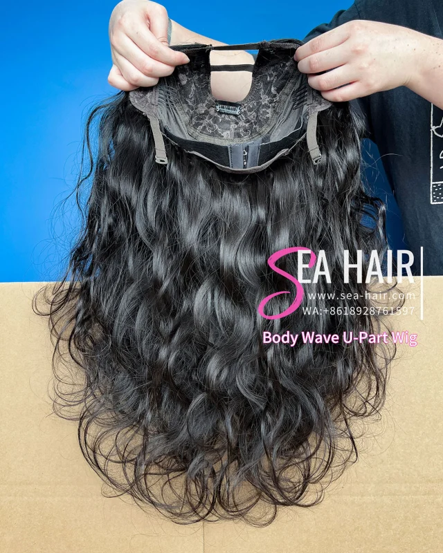 Sea Hair Raw Body Wave Southeast Asian Raw Hair U Part Wig