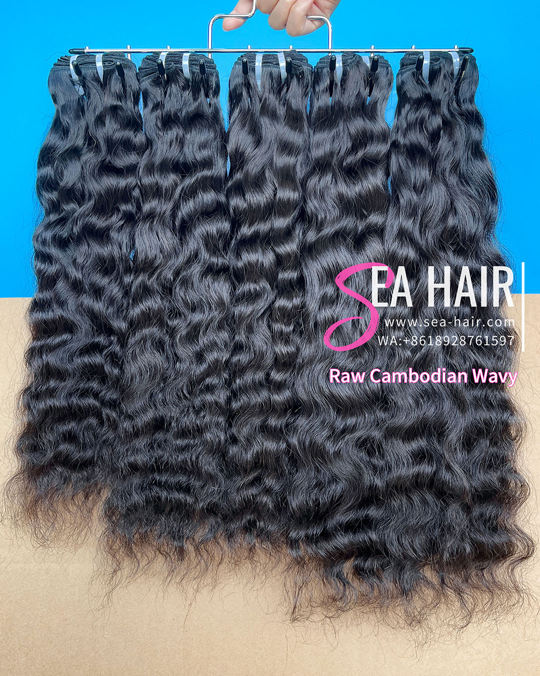 Southeast Asia Hair Cambodian Wavy 1/3/4 Bundles Deal Sea Hair
