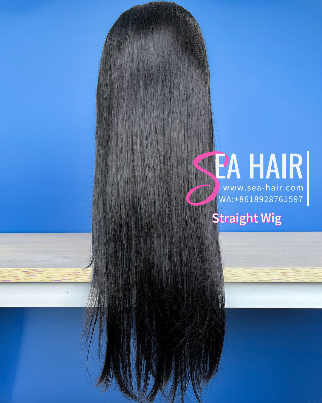 Sea Hair Bleach Knots And Preplucked Hairline Pre-made 5x5 HD Lace Closure Wig 280% Density