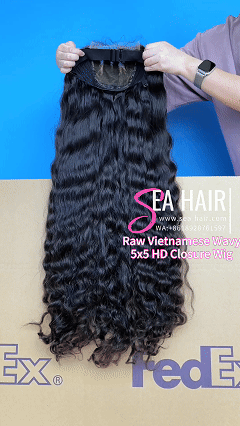 Southeast Asian Vietnamese Wavy SEA Hair 4x4/5x5/6x6/13x4/13x6 HD And Transparent Wig