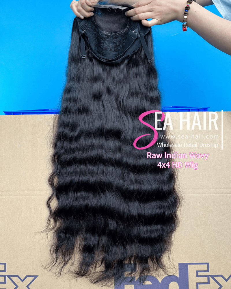 Southeast Asian Indian Wavy SEA Hair 4x4/5x5/6x6/13x4/13x6 HD And Transparent Wig