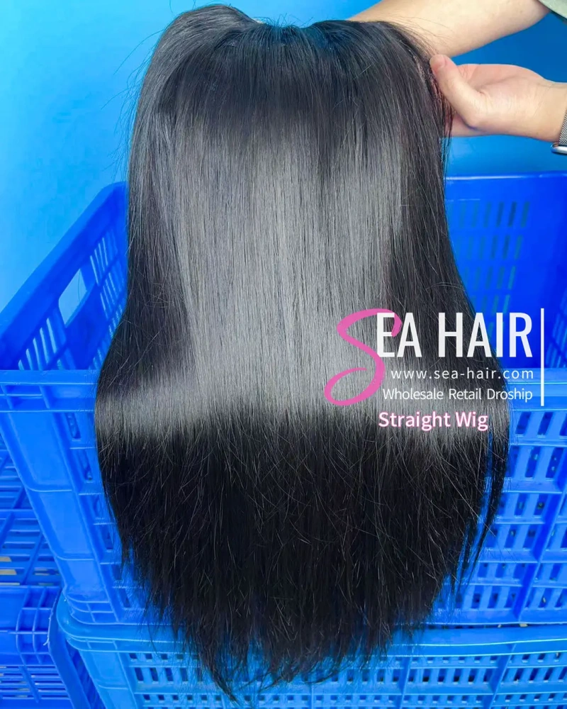 Sea Hair Raw Southeast Asian Straight Hair U/V Part Wig