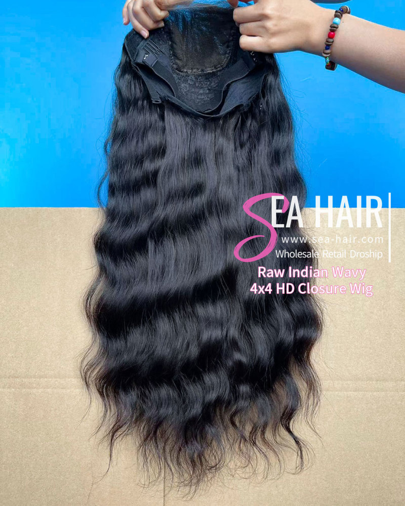 Southeast Asian Indian Wavy SEA Hair 4x4/5x5/6x6/13x4/13x6 HD And Transparent Wig