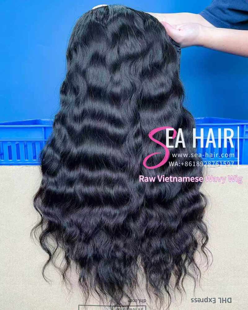 Sea Hair Raw Southeast Asian Vietnamese Wavy Headband Wig
