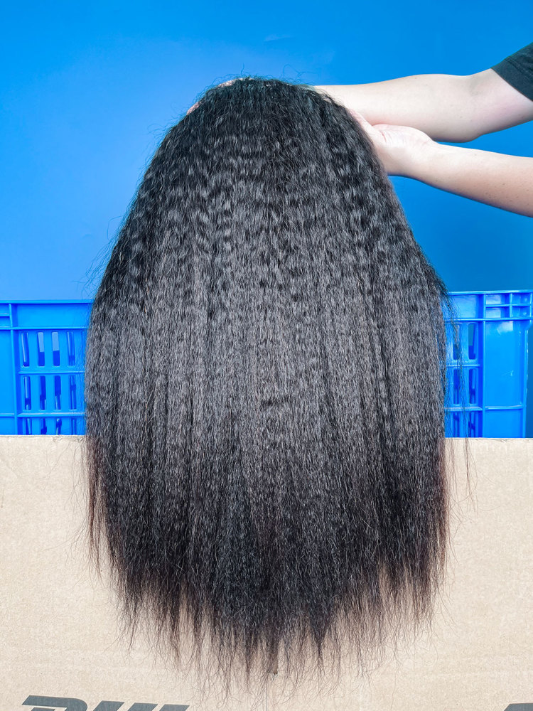 SEA Hair Kinky Straight 4x4/5x5/13x4 HD/Transparent Pre-made Lace Wigs