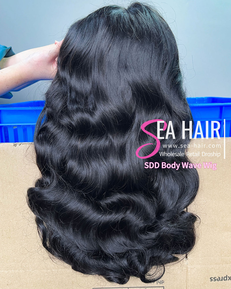 SEA Hair Body Wave 5x5/13x4 Transparent  Super Double Drawn Wig