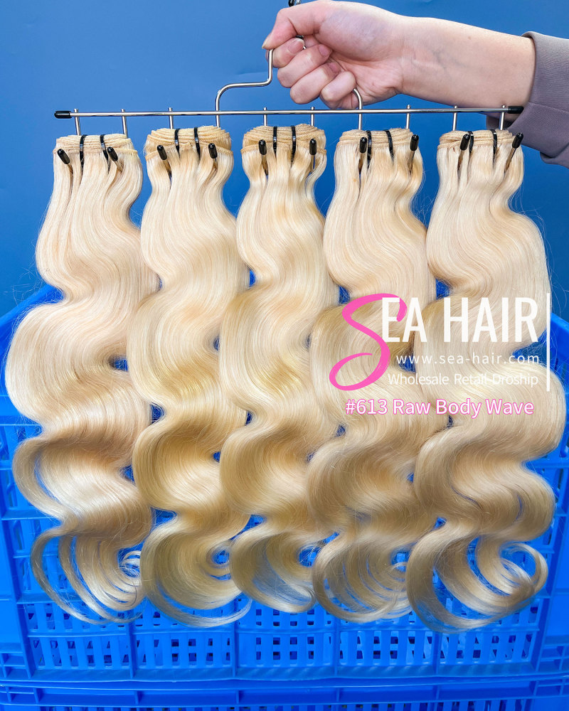 Sea Hair Raw #613 Body Wave 1/3/4 Bundles Deal