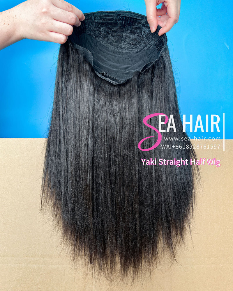 SEA Hair Kinky Straight 2x6/4x4/5x5/6x6/13x4/13x6/360 HD And Transparent Wig
