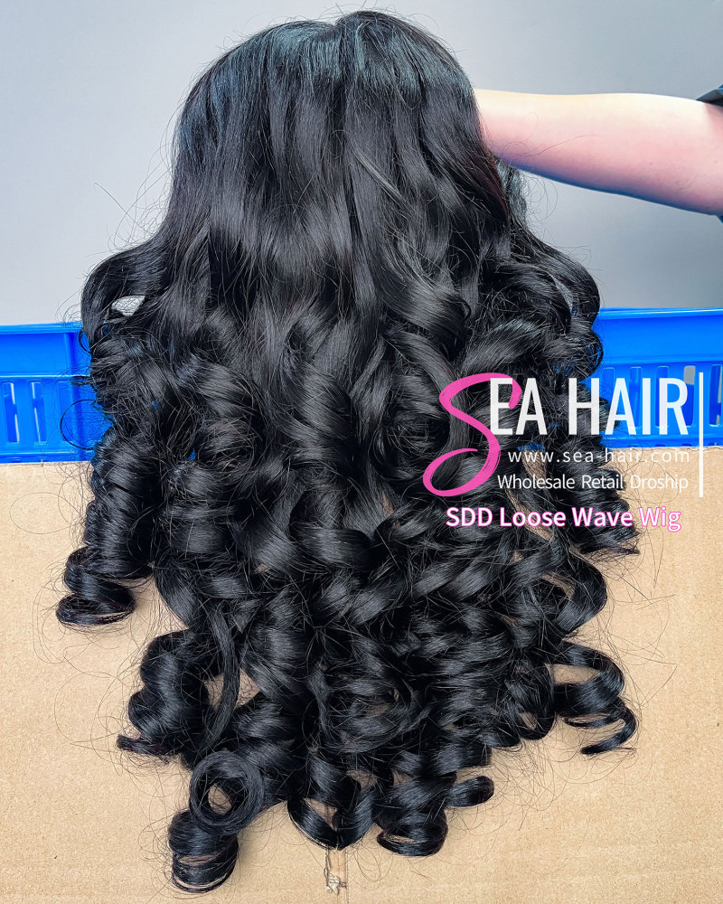 SEA Hair Loose Wave 5x5/13x4 Transparent  Super Double Drawn Wig