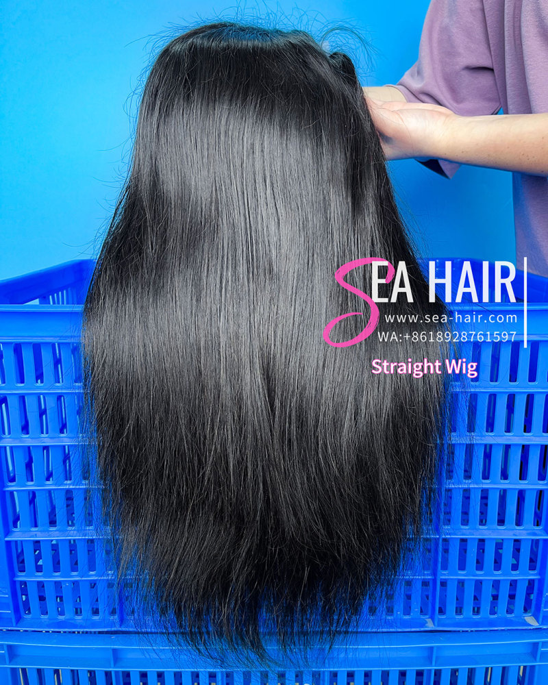 SEA Hair Straight 2x6/4x4/5x5/6x6/13x4/13x6/360 HD And Transparent Wig