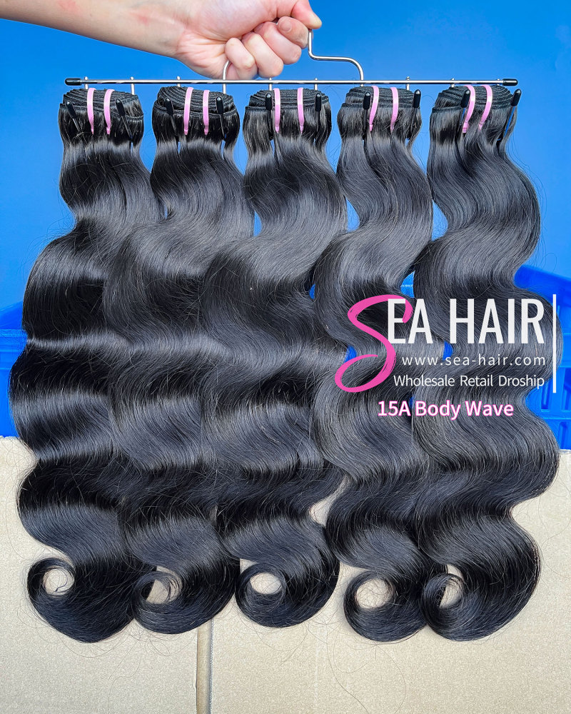 SEA Hair Body Wave 15A Virgin Human Hair 1/3/4 Bundles Deal