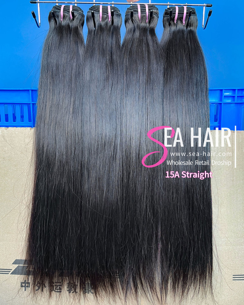 SEA Hair 15A Top Straight Virgin Human Hair 1/3/4 Bundles Deal