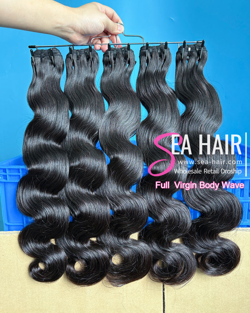 SEA Hair Full Virgin Body Wave hair 1/ 3/ 4 bundles