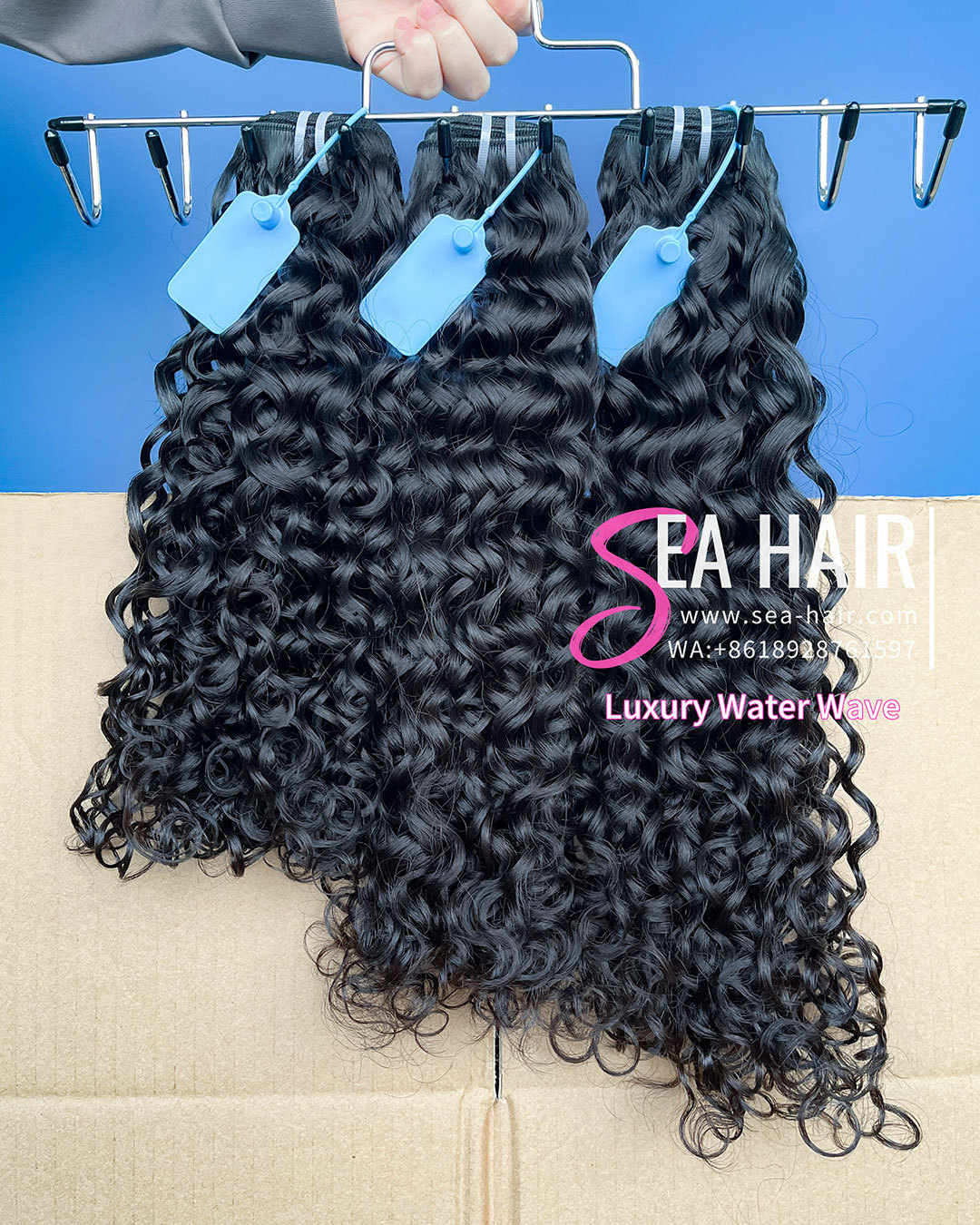 SEA Hair Full Water Wave Luxury Hair 1/3/4 Bundles Deal