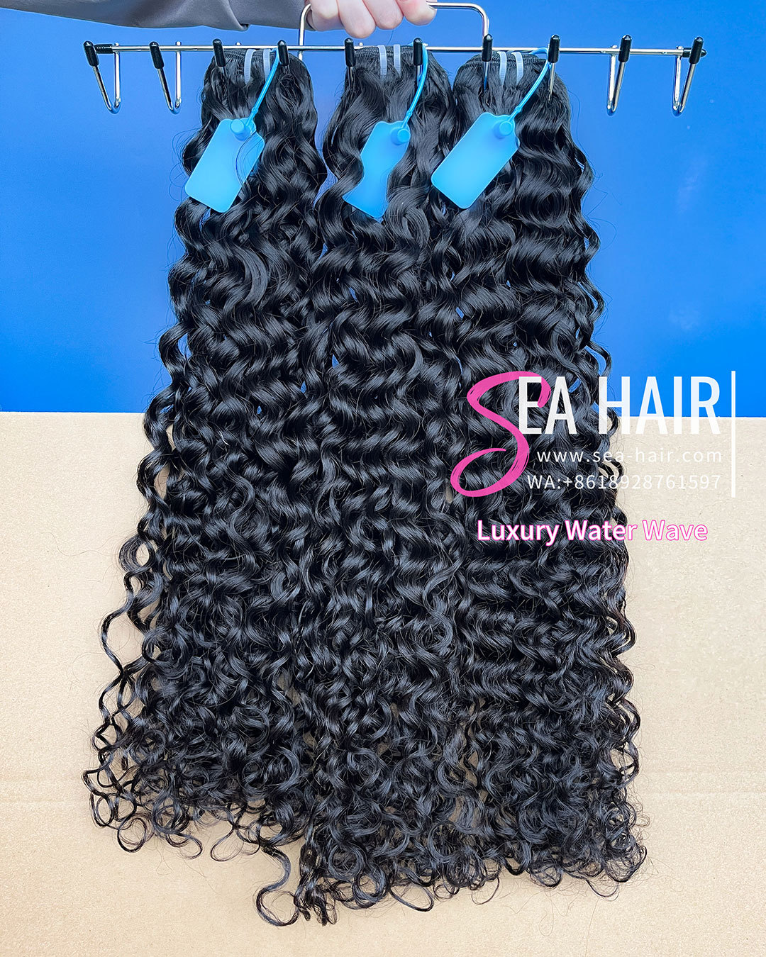 SEA Hair Full Water Wave Luxury Hair 1/3/4 Bundles Deal