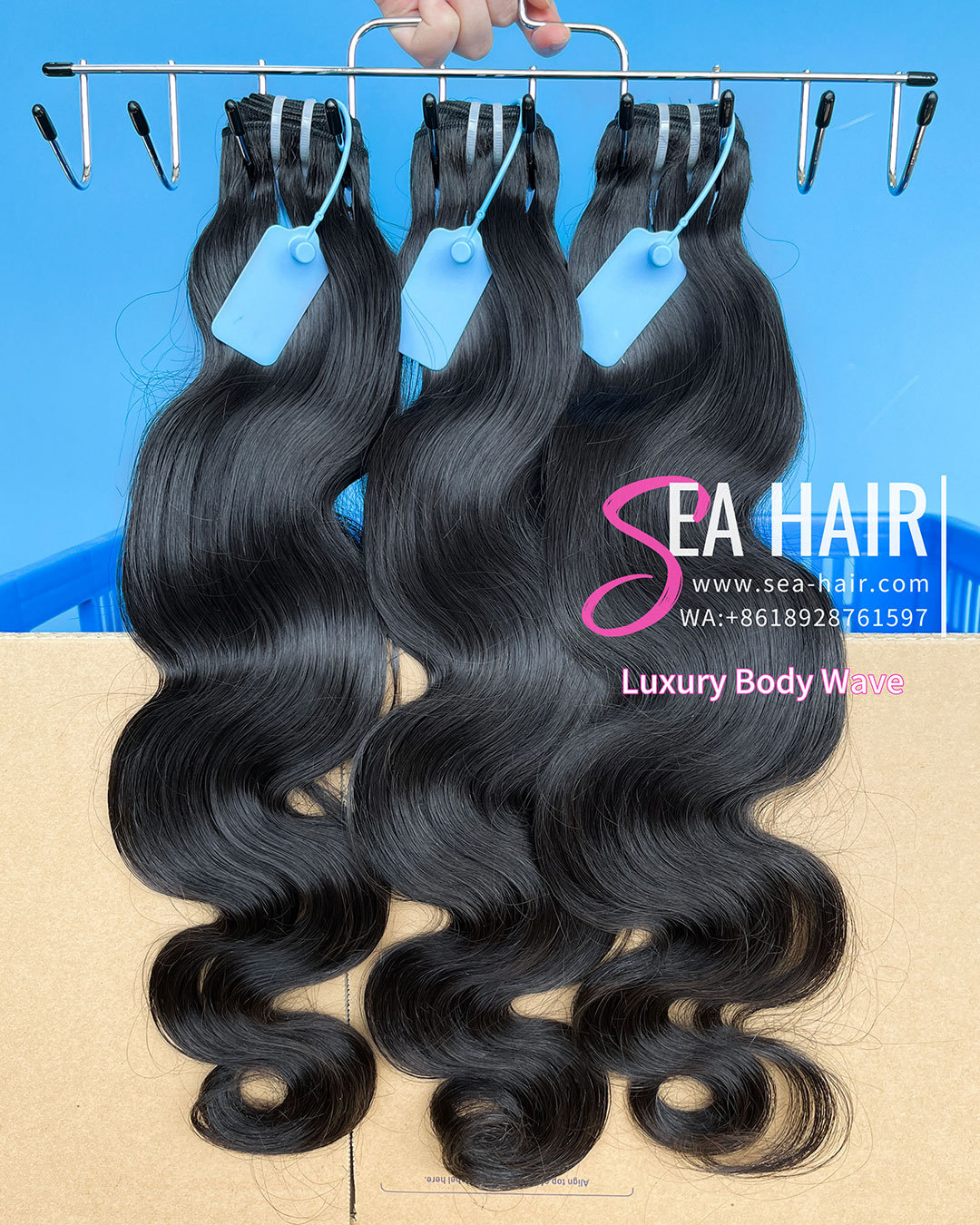 SEA Hair Luxury Body Wave Hair 1/3/4 Bundles Deal