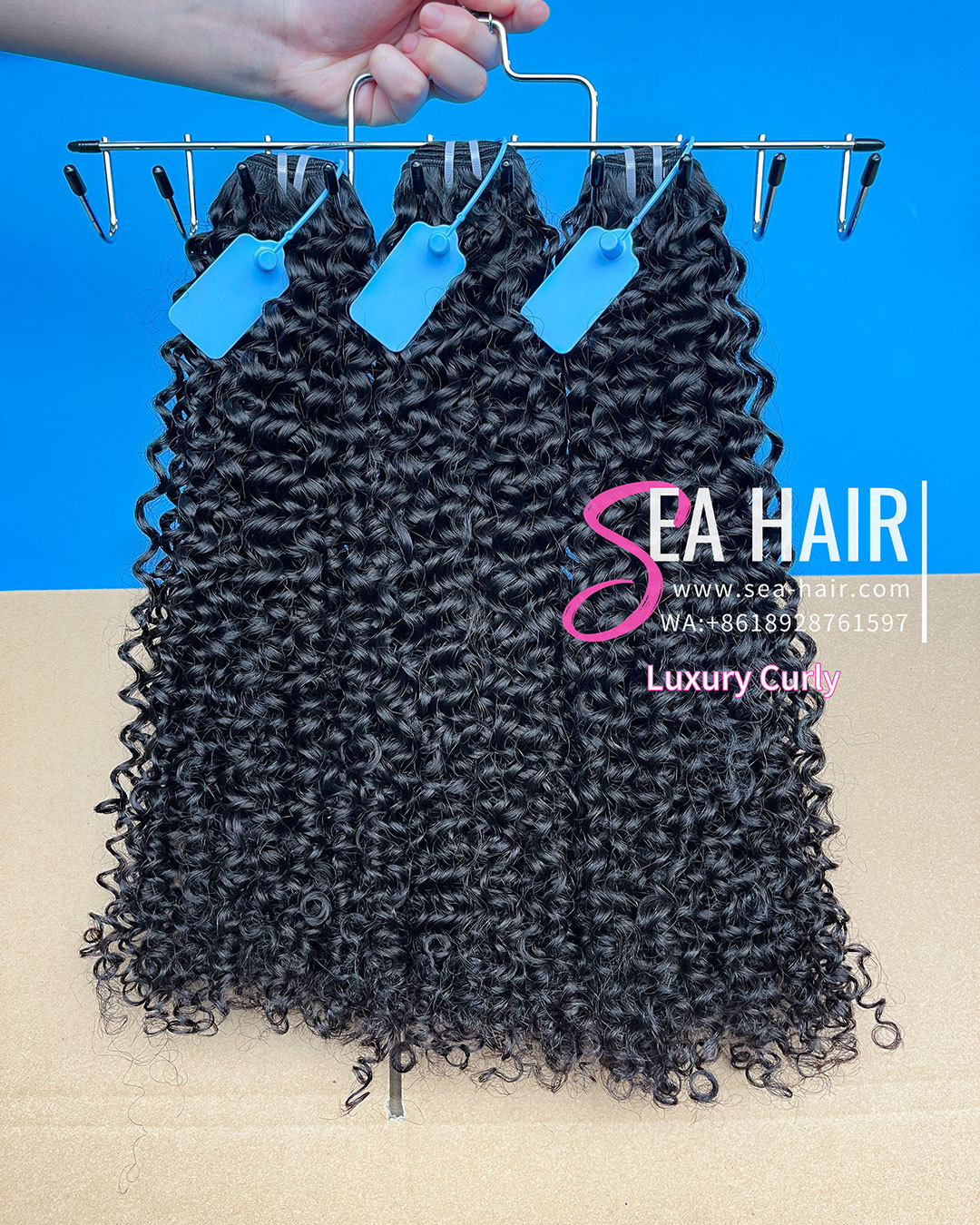 SEA Hair Hot Sale Luxury Curly Human Hair 1/3/4 Bundles Deal