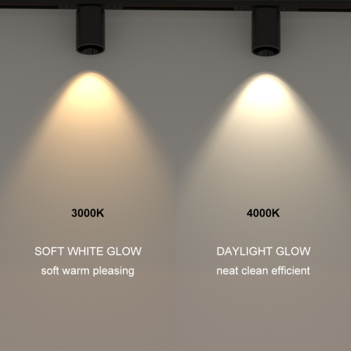 Ultra-thin Black LED Magnetic Track Light