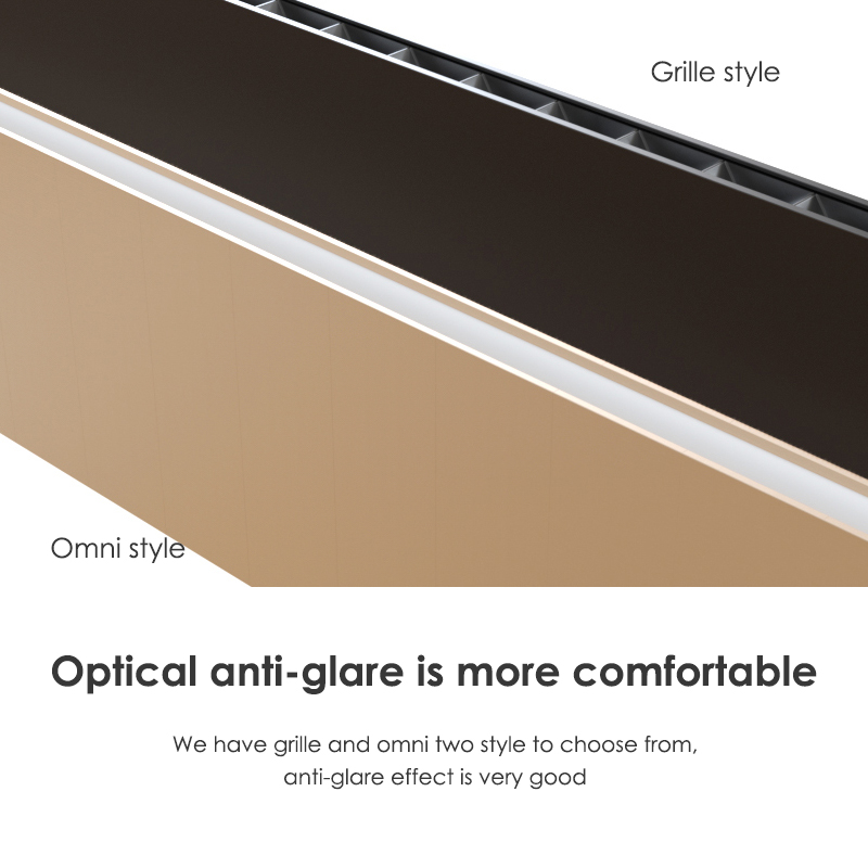 Luxury Modern Aluminium Profile Ceiling Ultra Thin Pendant Profile Liner Lamp LED Linear Light for Shop Home Office