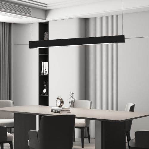 Luxury Modern Aluminium Profile Ceiling Ultra Thin Pendant Profile Liner Lamp LED Linear Light for Shop Home Office