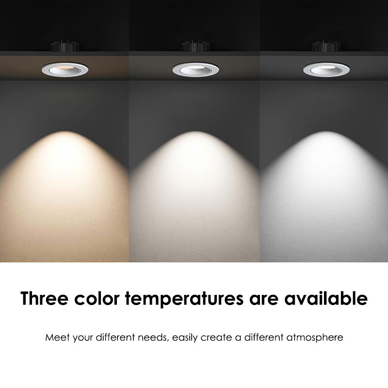 LED Spot Light 10 Degrees Beam Angle Recessed Spotlight Fitting for Precise Indoor Lighting and Display Use