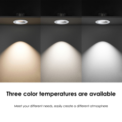 LED Spot Light 10 Degrees Beam Angle Recessed Spotlight Fitting for Precise Indoor Lighting and Display Use