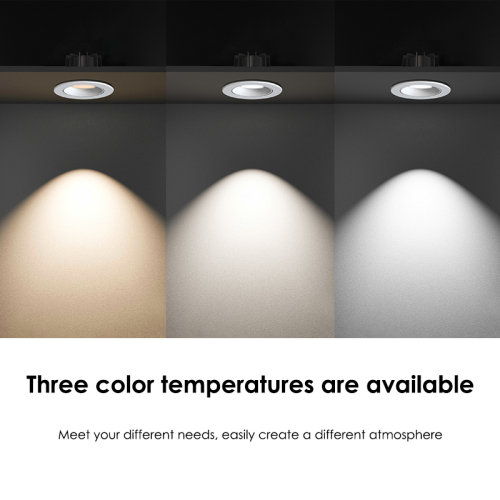 LED Spot Light 10 Degrees Beam Angle Recessed Spotlight Fitting for Precise Indoor Lighting and Display Use