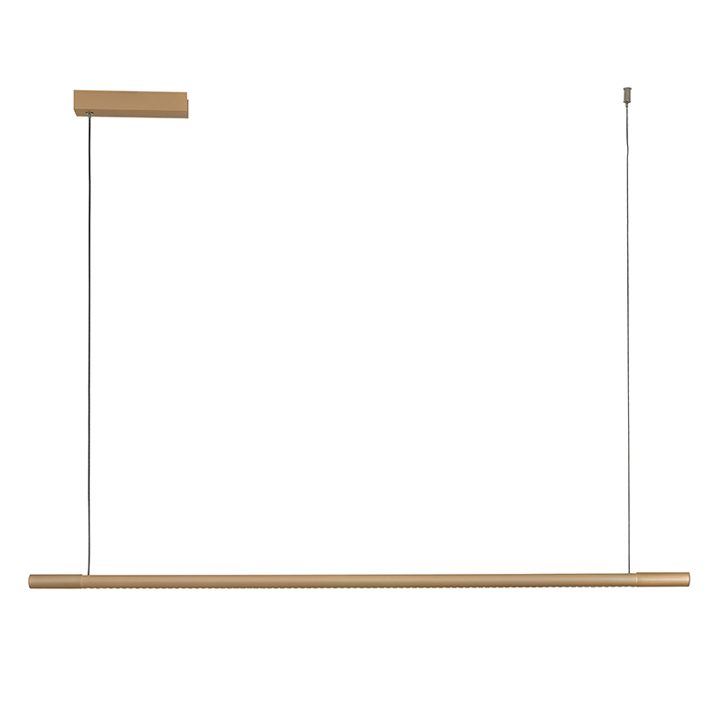 Minimalist Linear Hanging up and Down Light Design LED Ceiling Pendant Light Black White Lamp for Modern Living Room Kitchen