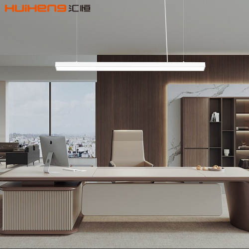 Aluminum PC Customized High Quality Modern Ceiling Lighting System 120cm Surface Mounted Hanging Led Linear Pendant Light