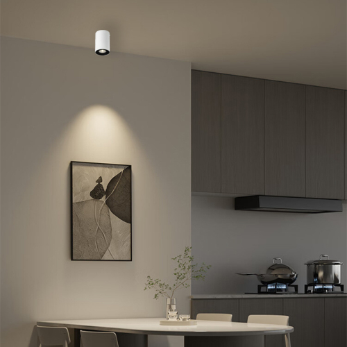 COB high quality aluminum downlight LED square round indoor surface mounted downlight spotlight
