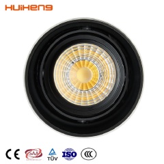COB high quality aluminum downlight LED square round indoor surface mounted downlight spotlight