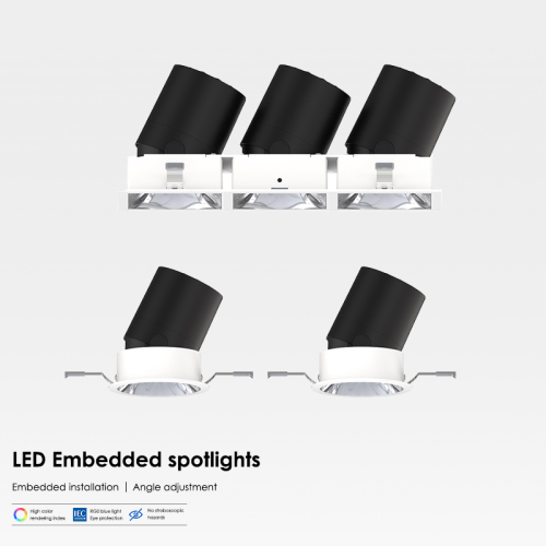 Modern Recessed COB LED Downlight for Hotel and Commercial Projects – Compact Spotlight Ceiling Fixture for Luxury Indoor Lighting