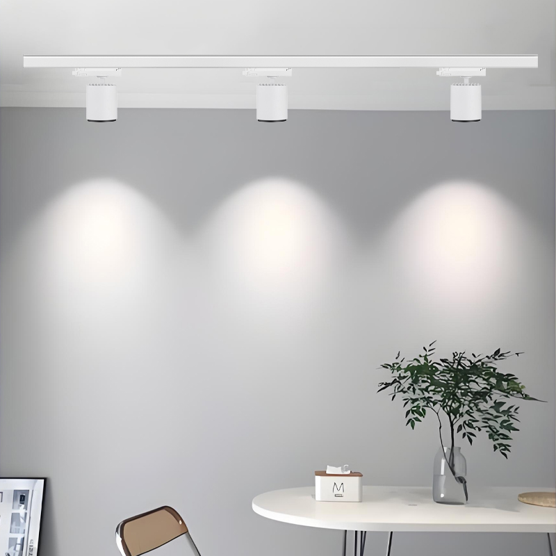 30W 40W COB LED track light shop spotlight retail spotlight linear magnetic commercial lighting for supermarket