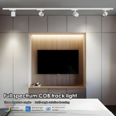 30W 40W COB LED track light shop spotlight retail spotlight linear magnetic commercial lighting for supermarket