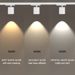 30W 40W COB LED track light shop spotlight retail spotlight linear magnetic commercial lighting for supermarket