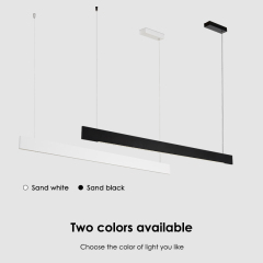 LED minimalist design pendant light modern and simple high-quality aluminum for bedroom and living room