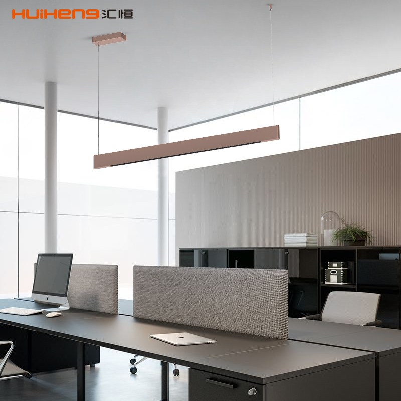Up and Down LED Linear Pendant Light 36W CRI90 Aluminium Suspension Light 1200mm 3000K‑4000K Dimmable Modern Office Dining Room Hanging Lamp